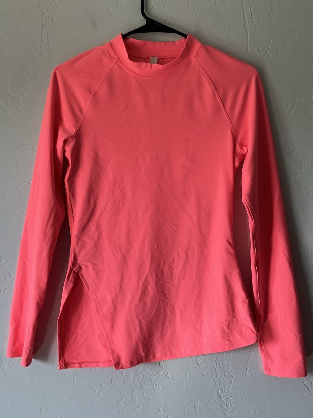 Lululemon Long Sleeve Performance Tee- Coral Pink